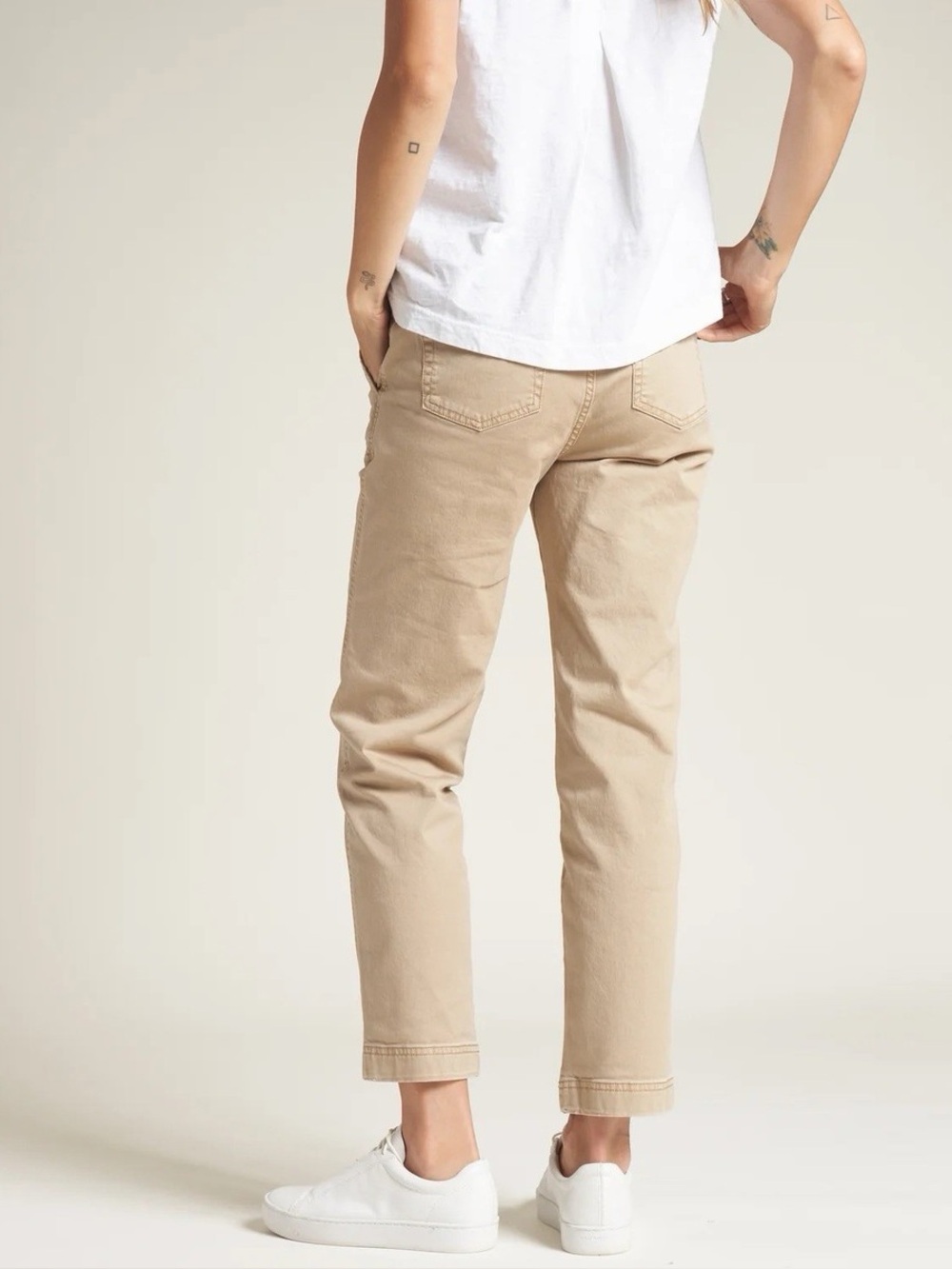 Rowan Jalen Utility Trouser Size Cinch High Waisted Tapered Leg 28 Sand Dune — image 2 of 8